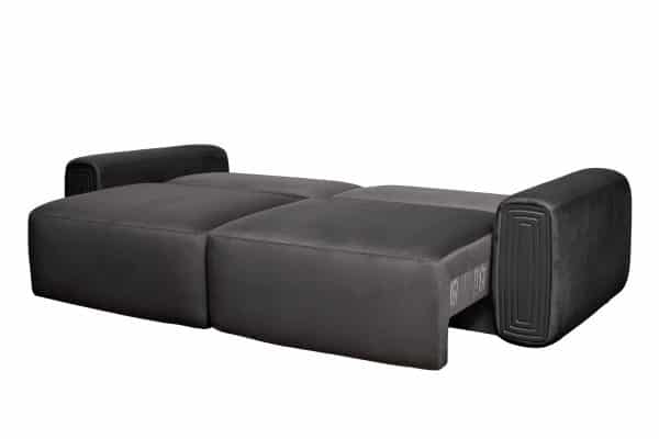 Диван трехместный Turin с мех т.серый велюр Colt1003 255*120**68см — изображение 3