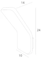 Фасадный светильник Arte Lamp SCORCIO A8053AL-1WH — изображение 3