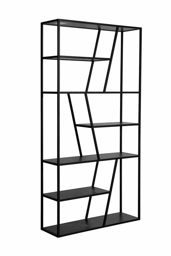 GY-08943 Стеллаж черный 100*32*200см — изображение 2