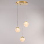 Подвесной светильник MD25030003-3A gold/clear — изображение 2