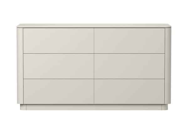 Комод Tammi 6 ящиков ширина 140 см (дымка)