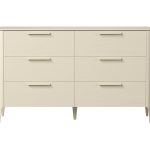 Комод Type oak 6 ящиков ширина 170 см (дымка)