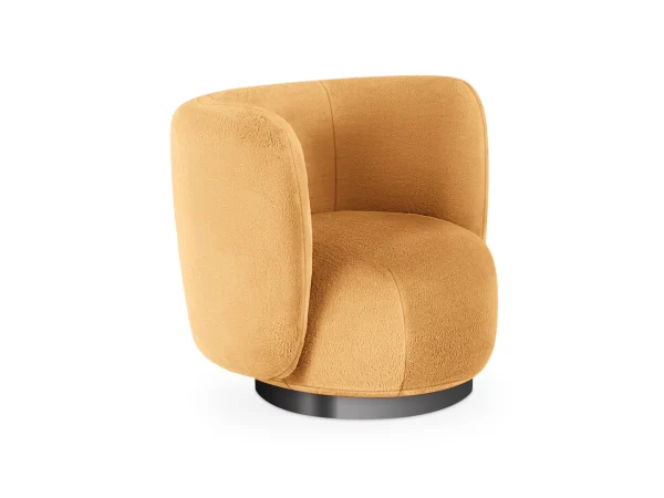 Кресло Lucca вращающееся оранжевый — изображение 3