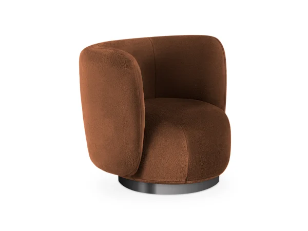 Кресло Lucca вращающееся коричневый — изображение 3