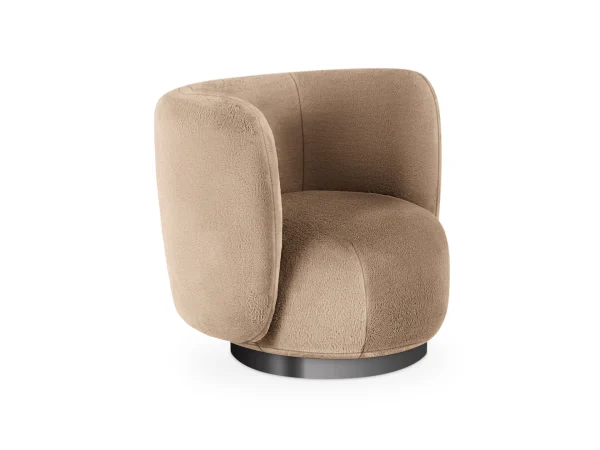 Кресло Lucca вращающееся бежевый — изображение 3