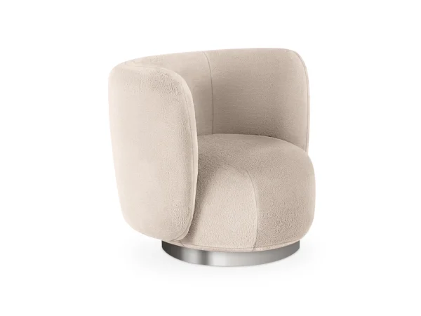 Кресло Lucca вращающееся бежевый — изображение 3