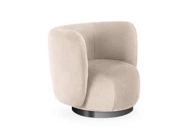 Кресло Lucca вращающееся бежевый — изображение 3
