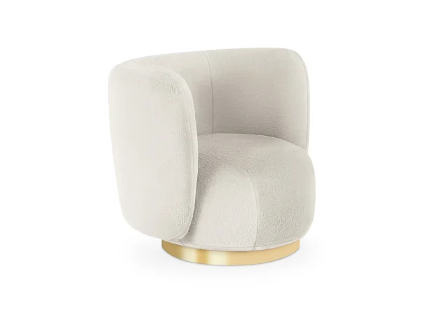 Кресло Lucca вращающееся белый — изображение 3