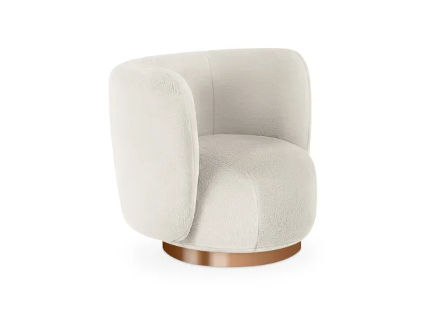 Кресло Lucca вращающееся белый — изображение 3