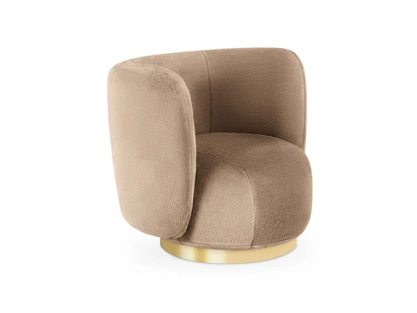 Кресло Lucca вращающееся бежевый — изображение 3