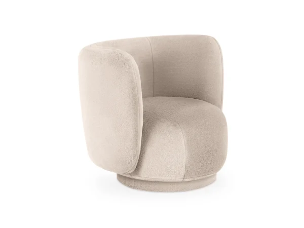 Кресло Lucca вращающееся бежевый — изображение 3