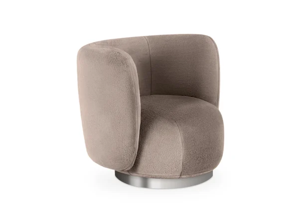 Кресло Lucca вращающееся светло-коричневый — изображение 3