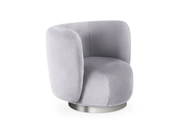 Кресло Lucca вращающееся серый — изображение 3