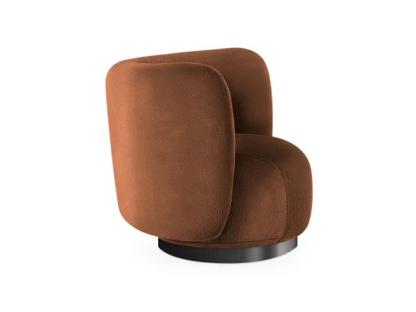 Кресло Lucca вращающееся коричневый — изображение 4