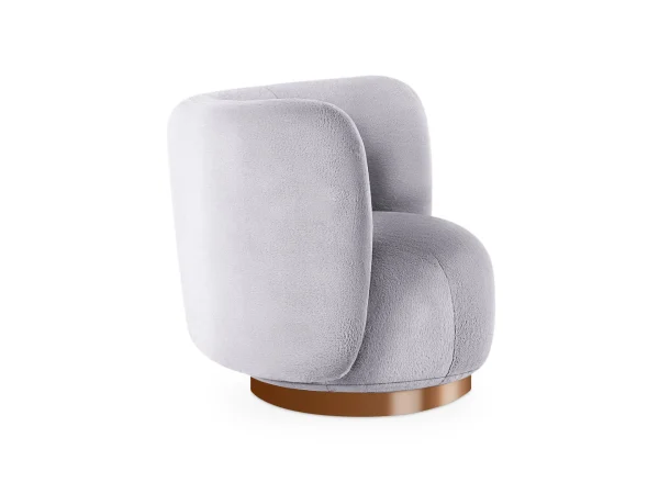 Кресло Lucca вращающееся серый — изображение 4