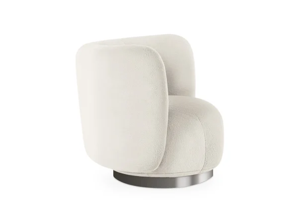Кресло Lucca вращающееся белый — изображение 4