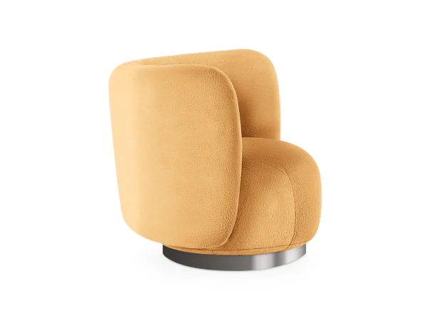 Кресло Lucca вращающееся оранжевый — изображение 4