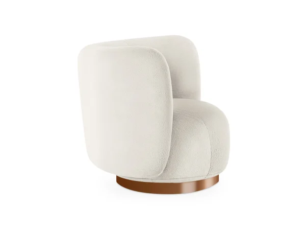 Кресло Lucca вращающееся белый — изображение 4