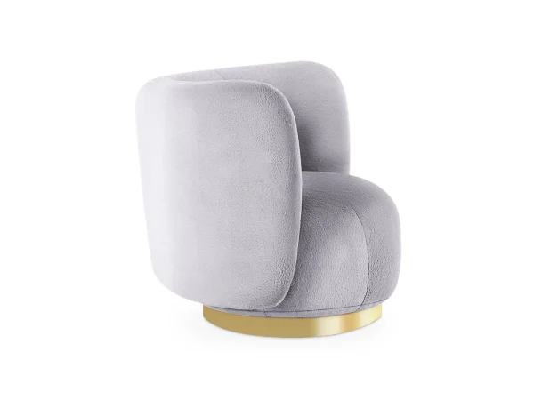 Кресло Lucca вращающееся серый — изображение 4