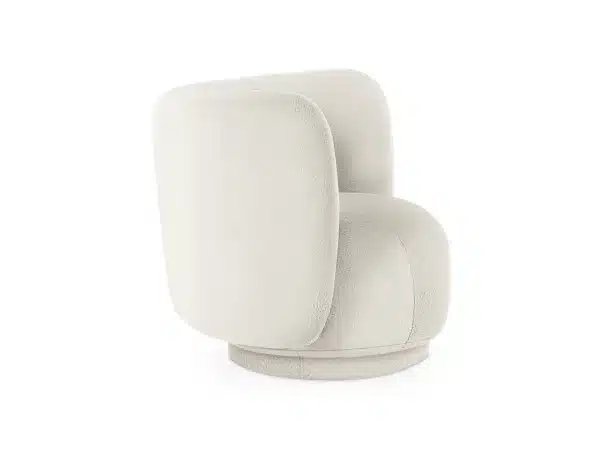 Кресло Lucca вращающееся белый — изображение 4