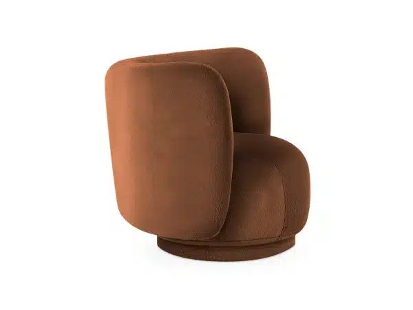 Кресло Lucca вращающееся коричневый — изображение 4