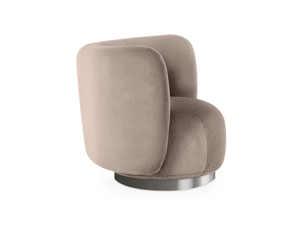 Кресло Lucca вращающееся светло-коричневый — изображение 4