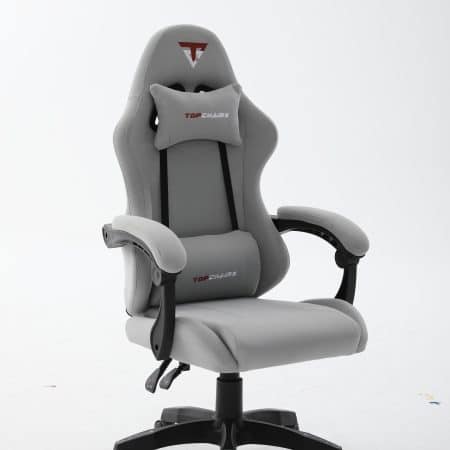 Кресло спортивное TopChairs Druid серый ткань