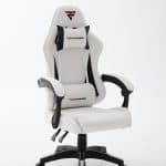 Кресло спортивное TopChairs Phantom бело-черный