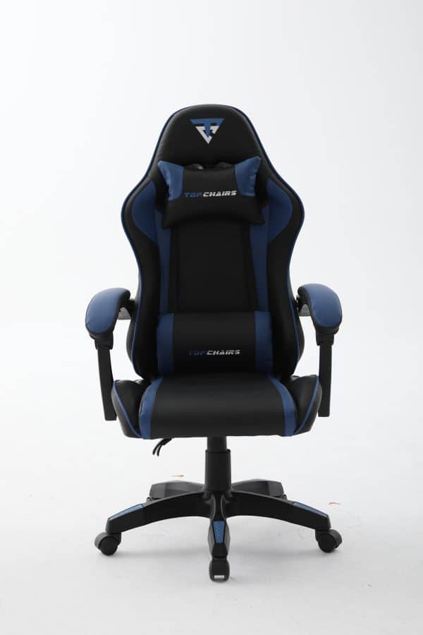 Кресло спортивное TopChairs Shadow черно-синий — изображение 2