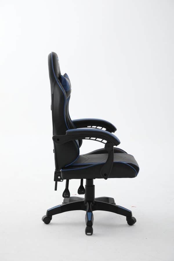 Кресло спортивное TopChairs Shadow черно-синий — изображение 3