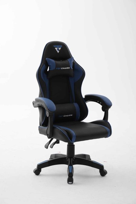 Кресло спортивное TopChairs Shadow черно-синий