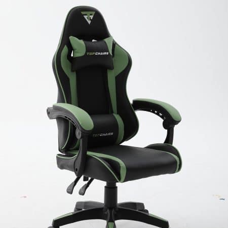 Кресло спортивное TopChairs Shadow черно-зеленый