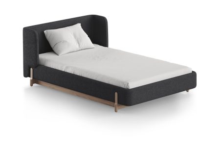 Кровать Basic спальное место 120*200 см (серый