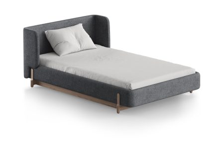 Кровать Basic спальное место 120*200 см (серый