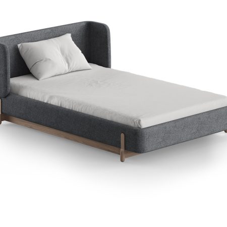 Кровать Basic спальное место 120*200 см (серый