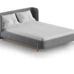 Кровать Basic спальное место 140*200 см (серый