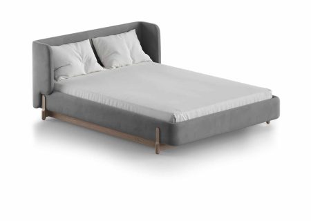 Кровать Basic спальное место 140*200 см (серый