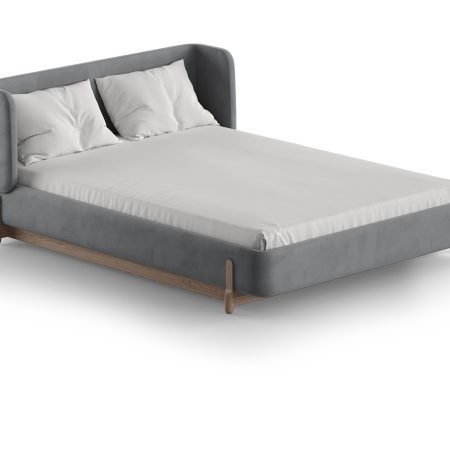Кровать Basic спальное место 140*200 см (серый