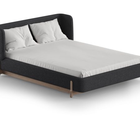 Кровать Basic спальное место 140*200 см (серый