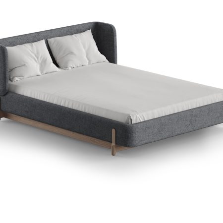 Кровать Basic спальное место 140*200 см (серый