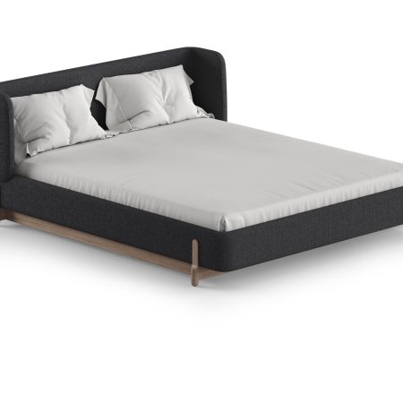 Кровать Basic спальное место 160*200 см (серый