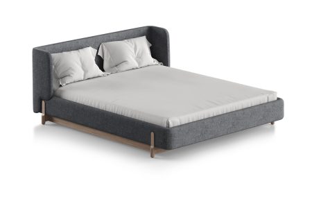 Кровать Basic спальное место 160*200 см (серый