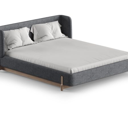 Кровать Basic спальное место 160*200 см (серый