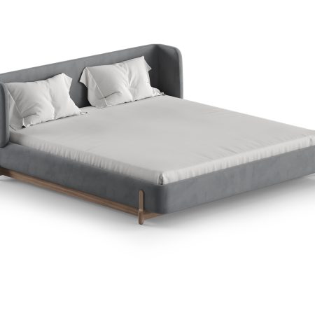 Кровать Basic спальное место 180*200 см (серый