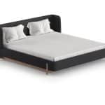 Кровать Basic спальное место 180*200 см (серый