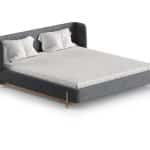 Кровать Basic спальное место 180*200 см (серый