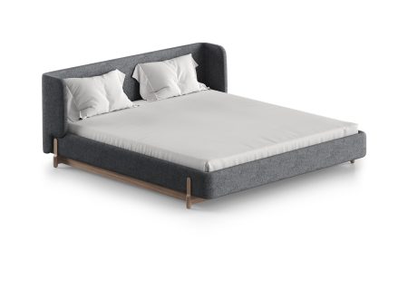 Кровать Basic спальное место 180*200 см (серый