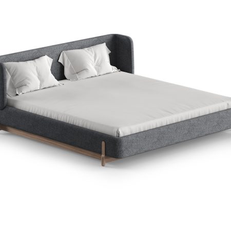 Кровать Basic спальное место 180*200 см (серый