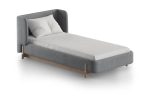 Кровать Basic спальное место 90*200 см (серый
