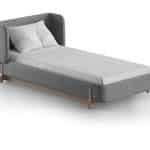 Кровать Basic спальное место 90*200 см (серый